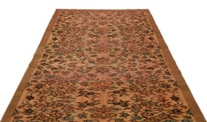 Naturel Over Dyed Vintage Rug 5'6'' x 8'3'' ft 168 x 252 cm