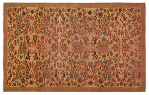 Naturel Over Dyed Vintage Rug 5'6'' x 8'3'' ft 168 x 252 cm