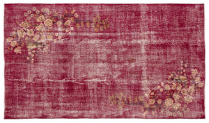 Naturel Over Dyed Vintage Rug 5'2'' x 8'12'' ft 158 x 274 cm