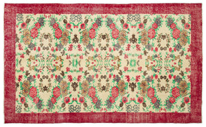 Naturel Over Dyed Vintage Rug 6'2'' x 10'0'' ft 187 x 306 cm
