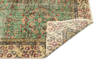 Naturel Over Dyed Vintage Rug 4'11'' x 8'7'' ft 150 x 262 cm