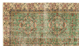 Naturel Over Dyed Vintage Rug 4'11'' x 8'7'' ft 150 x 262 cm