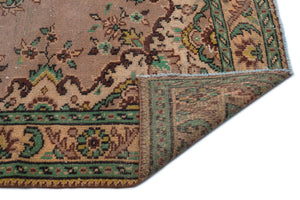 Naturel Over Dyed Vintage Rug 5'1'' x 8'6'' ft 156 x 260 cm