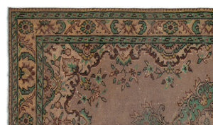 Naturel Over Dyed Vintage Rug 5'1'' x 8'6'' ft 156 x 260 cm