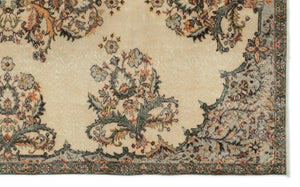 Naturel Over Dyed Vintage Rug 5'9'' x 9'4'' ft 174 x 285 cm
