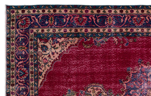 Naturel Over Dyed Vintage Rug 6'5'' x 10'3'' ft 195 x 312 cm