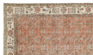 Naturel Over Dyed Vintage Rug 5'7'' x 9'5'' ft 169 x 288 cm