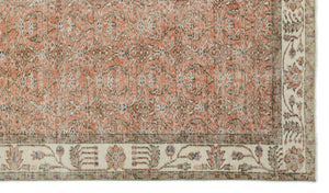 Naturel Over Dyed Vintage Rug 5'7'' x 9'5'' ft 169 x 288 cm