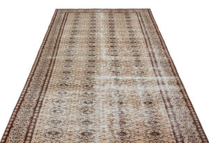 Naturel Over Dyed Vintage Rug 4'12'' x 8'4'' ft 152 x 254 cm