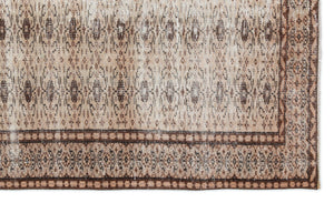 Naturel Over Dyed Vintage Rug 4'12'' x 8'4'' ft 152 x 254 cm