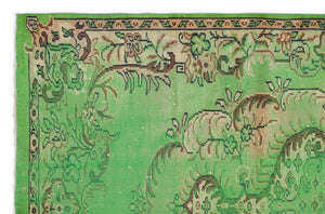 Naturel Over Dyed Vintage Rug 5'6'' x 8'6'' ft 168 x 260 cm