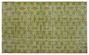 Naturel Over Dyed Vintage Rug 5'1'' x 8'5'' ft 155 x 257 cm