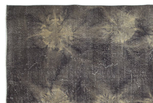 Retro Over Dyed Vintage Rug 6'7'' x 10'0'' ft 200 x 305 cm