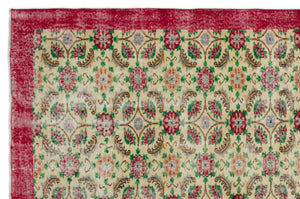 Naturel Over Dyed Vintage Rug 6'9'' x 10'5'' ft 207 x 317 cm