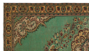 Retro Over Dyed Vintage Rug 5'8'' x 9'11'' ft 173 x 303 cm