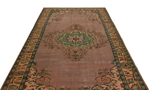 Naturel Over Dyed Vintage Rug 5'11'' x 10'4'' ft 181 x 316 cm