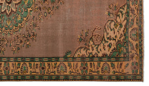 Naturel Over Dyed Vintage Rug 5'11'' x 10'4'' ft 181 x 316 cm