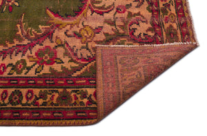 Naturel Over Dyed Vintage Rug 5'5'' x 8'2'' ft 164 x 250 cm