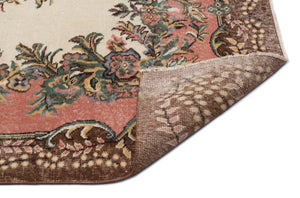 Naturel Over Dyed Vintage Rug 5'10'' x 9'2'' ft 178 x 280 cm