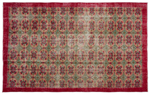 Naturel Over Dyed Vintage Rug 6'0'' x 9'8'' ft 184 x 295 cm