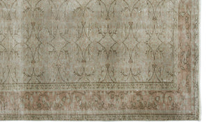 Gray Over Dyed Vintage Rug 5'2'' x 8'5'' ft 158 x 256 cm