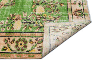 Retro Over Dyed Vintage Rug 6'0'' x 9'1'' ft 184 x 278 cm