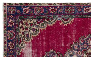 Naturel Over Dyed Vintage Rug 5'8'' x 8'11'' ft 173 x 271 cm