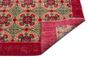 Naturel Over Dyed Vintage Rug 5'10'' x 8'9'' ft 178 x 266 cm