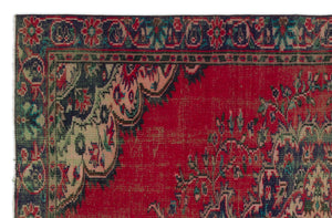 Naturel Over Dyed Vintage Rug 5'6'' x 8'2'' ft 168 x 250 cm