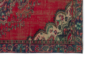 Naturel Over Dyed Vintage Rug 5'6'' x 8'2'' ft 168 x 250 cm