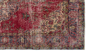 Naturel Over Dyed Vintage Rug 5'5'' x 8'11'' ft 165 x 272 cm