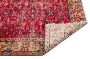 Naturel Over Dyed Vintage Rug 5'10'' x 9'7'' ft 177 x 292 cm