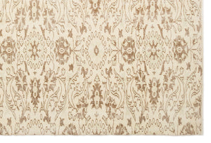 Beige Over Dyed Vintage Rug 5'9'' x 8'8'' ft 174 x 263 cm