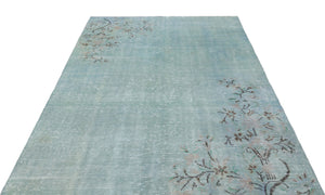 Naturel Over Dyed Vintage Rug 5'11'' x 8'10'' ft 180 x 270 cm