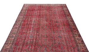 Naturel Over Dyed Vintage Rug 5'6'' x 8'8'' ft 168 x 264 cm