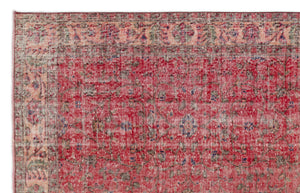 Naturel Over Dyed Vintage Rug 5'6'' x 8'8'' ft 168 x 264 cm