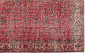 Naturel Over Dyed Vintage Rug 5'6'' x 8'8'' ft 168 x 264 cm