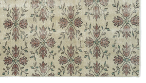 Naturel Over Dyed Vintage Rug 4'10'' x 8'8'' ft 147 x 263 cm