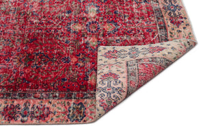 Naturel Over Dyed Vintage Rug 5'4'' x 9'4'' ft 163 x 284 cm