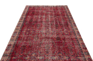 Naturel Over Dyed Vintage Rug 5'4'' x 9'4'' ft 163 x 284 cm