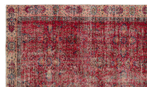 Naturel Over Dyed Vintage Rug 5'4'' x 9'4'' ft 163 x 284 cm
