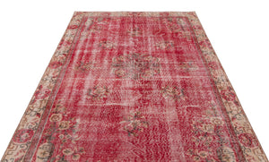 Naturel Over Dyed Vintage Rug 5'5'' x 8'9'' ft 165 x 266 cm