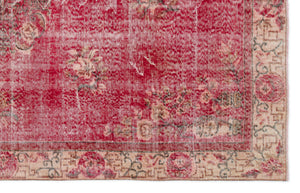 Naturel Over Dyed Vintage Rug 5'5'' x 8'9'' ft 165 x 266 cm