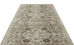 Naturel Over Dyed Vintage Rug 5'10'' x 8'11'' ft 178 x 273 cm