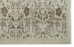Naturel Over Dyed Vintage Rug 5'10'' x 8'11'' ft 178 x 273 cm