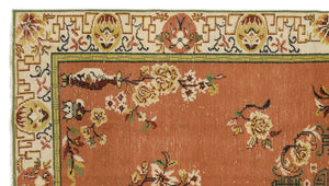 Retro Over Dyed Vintage Rug 5'9'' x 10'1'' ft 176 x 308 cm