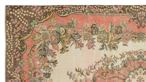 Naturel Over Dyed Vintage Rug 5'5'' x 9'10'' ft 165 x 300 cm