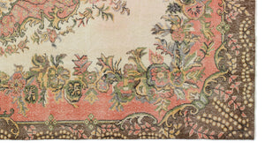 Naturel Over Dyed Vintage Rug 5'5'' x 9'10'' ft 165 x 300 cm