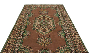 Naturel Over Dyed Vintage Rug 5'10'' x 9'8'' ft 177 x 295 cm