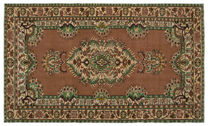 Naturel Over Dyed Vintage Rug 5'10'' x 9'8'' ft 177 x 295 cm